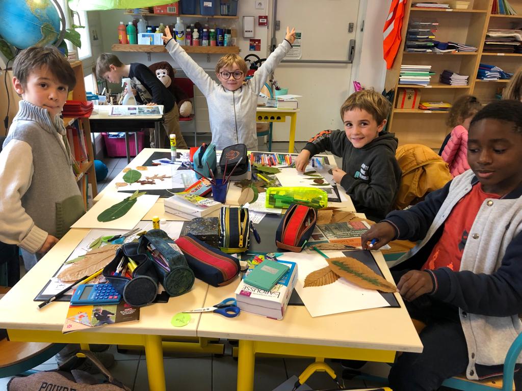 Art visuel en CE1 CE2 A Ecole Sainte Jeanne d'Arc