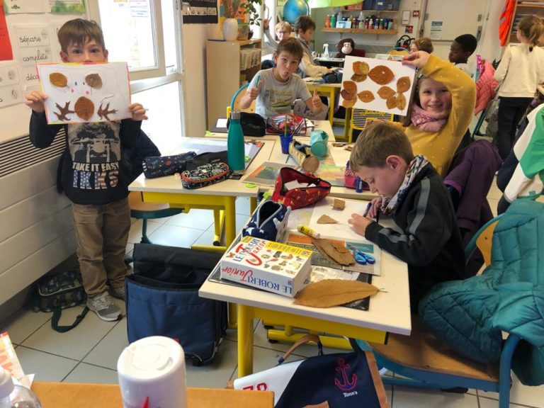 Art visuel en CE1 CE2 A Ecole Sainte Jeanne d'Arc