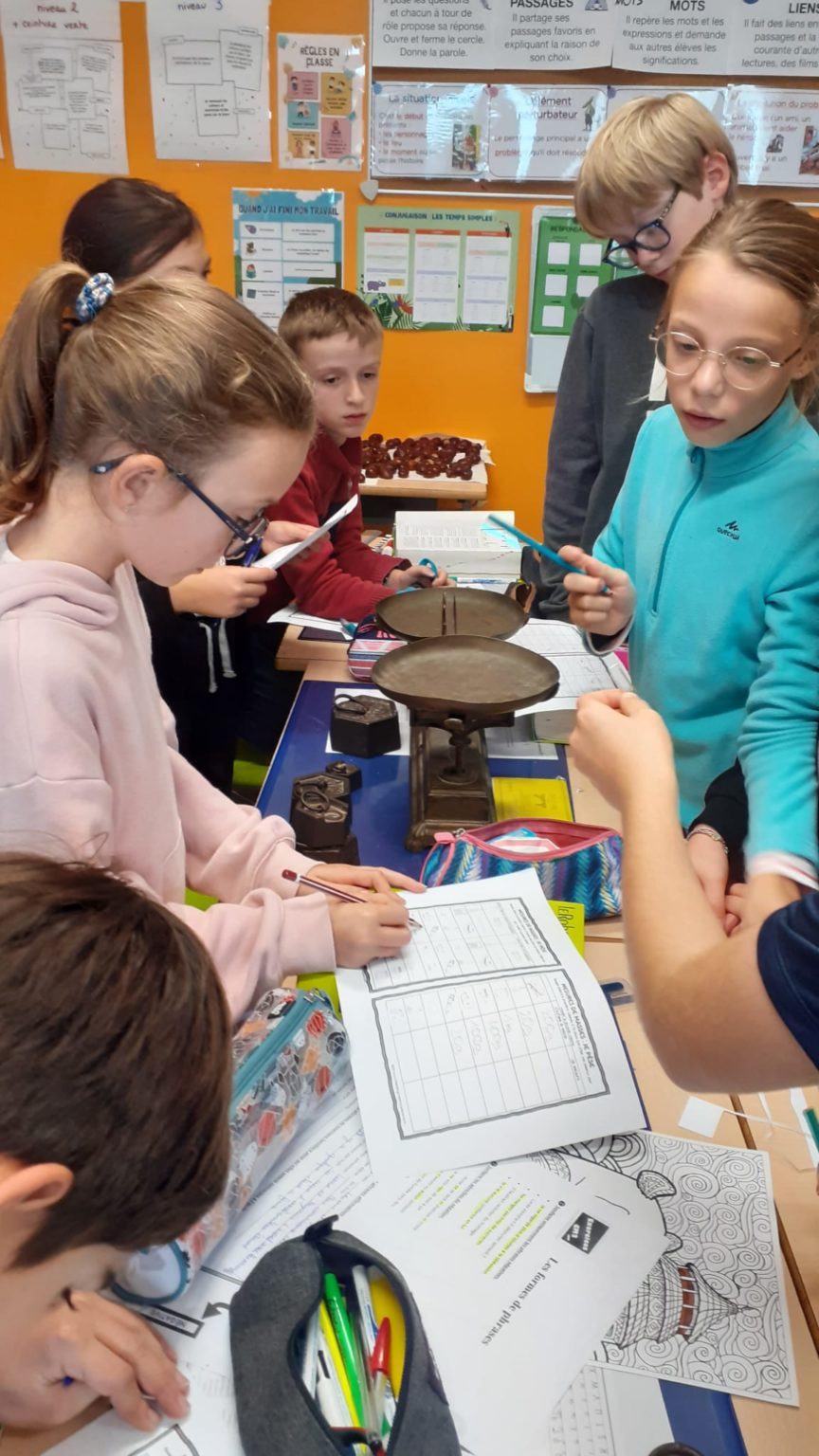 Moments de classe en CM2 Ecole Sainte Jeanne d'Arc