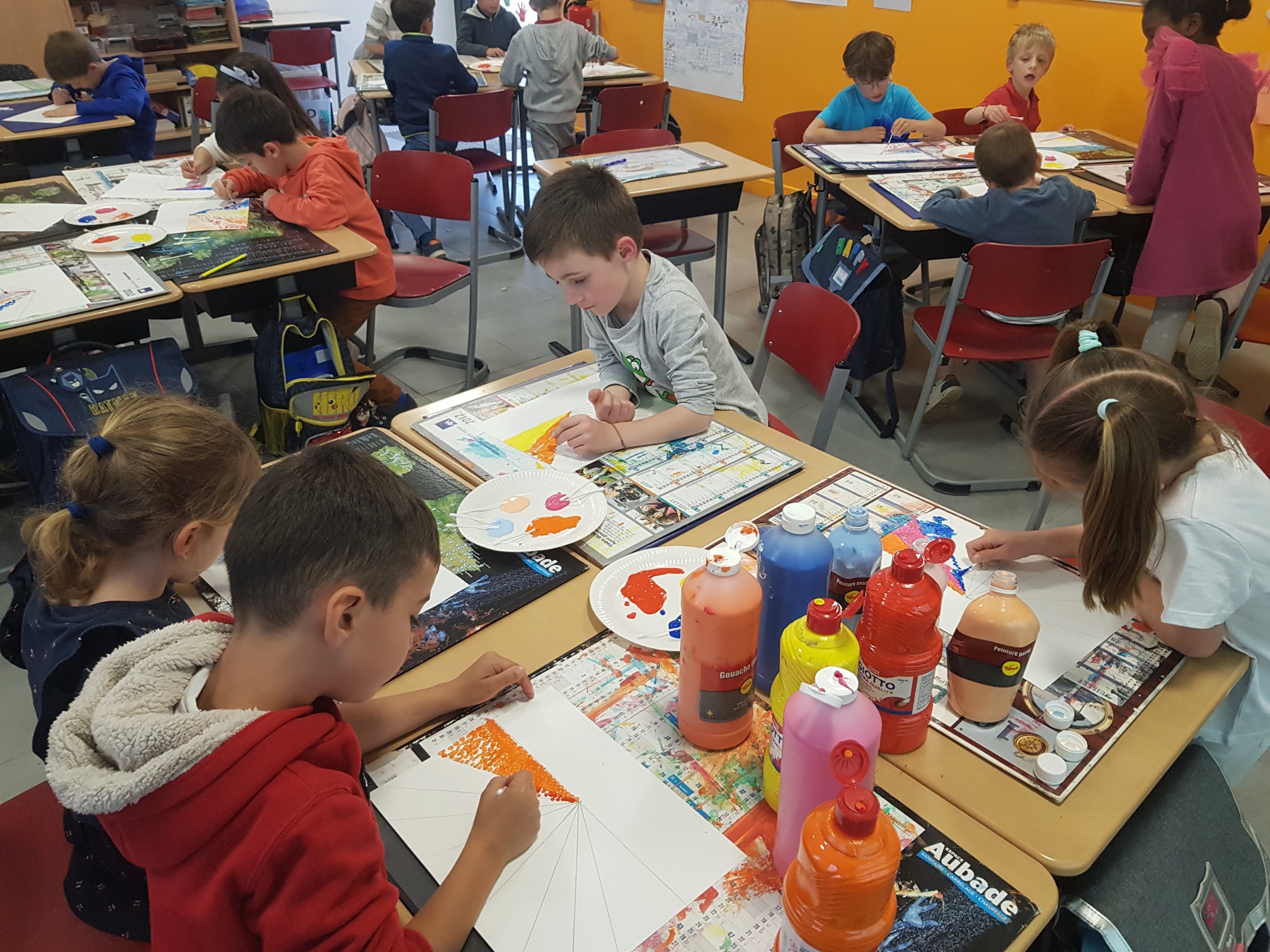 Moments d'art visuel en CP Ecole Sainte Jeanne d'Arc