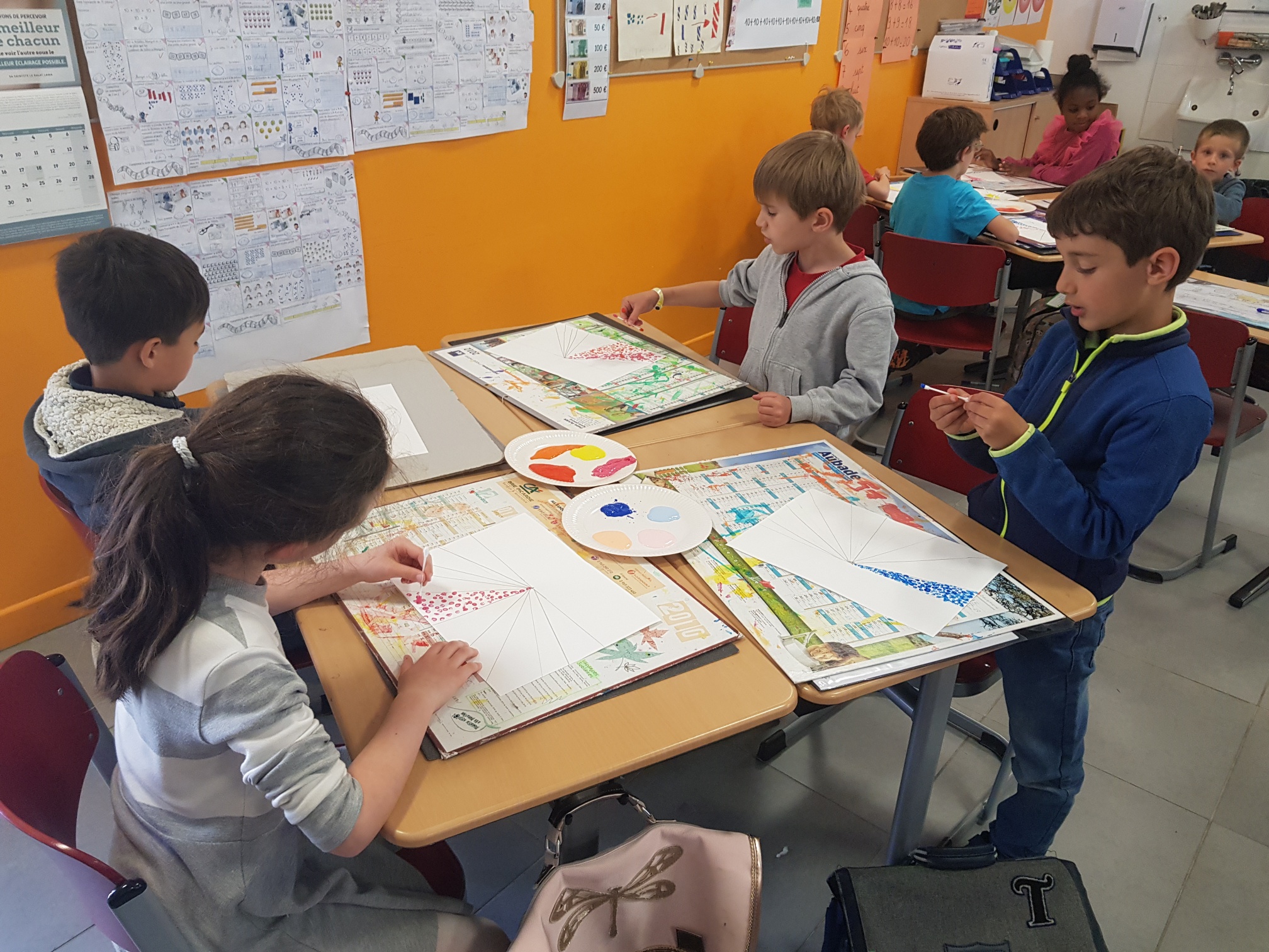 Moments d'art visuel en CP Ecole Sainte Jeanne d'Arc