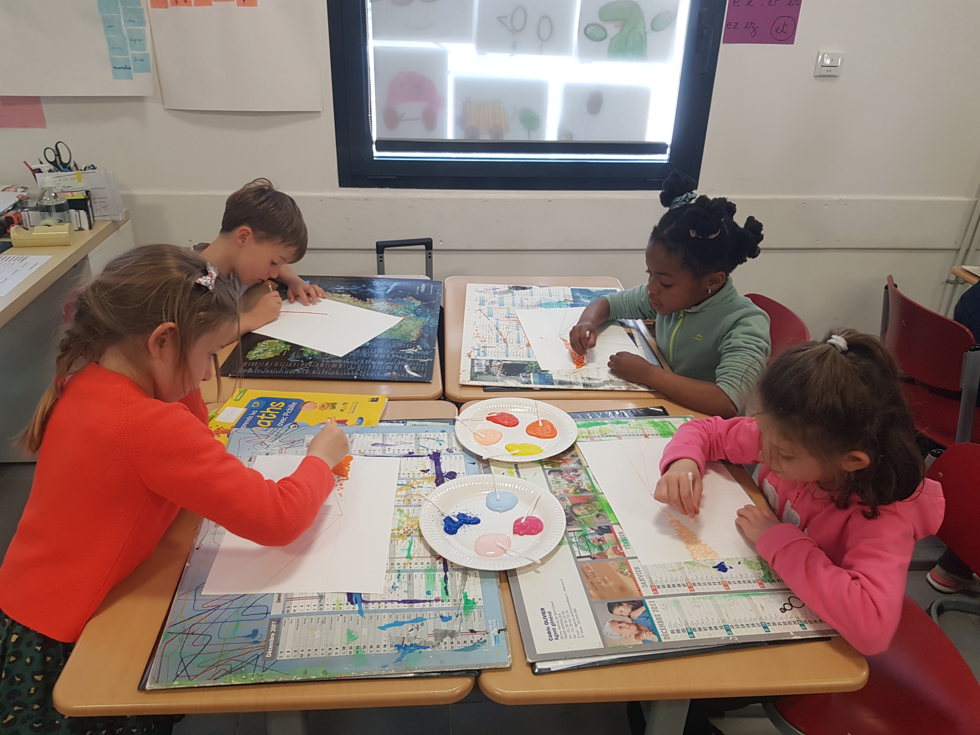 Moments d'art visuel en CP Ecole Sainte Jeanne d'Arc